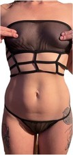 Ensemble lingerie résille d'occasion  Toulon-
