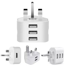 Universal plug 3pin for sale  LONDON