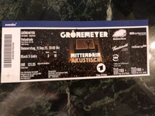 Herbert grönemeyer ticket gebraucht kaufen  Berlin