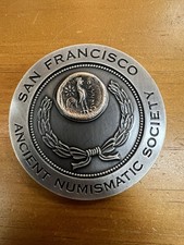 Usado, Medalha moeda grande Lindgren Memorial San Fransisco antiga sociedade numismática comprar usado  Enviando para Brazil