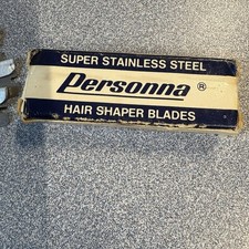 Caixa de 10 lâminas modeladoras de cabelo vintage Personna comprar usado  Enviando para Brazil