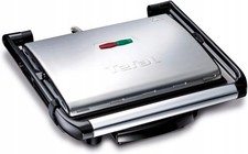 F5 Tefal GC241D grill kontaktowy stal nierdzewna/czarny 2000 W, używany na sprzedaż  PL