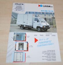 Folheto de caminhão Labbe Renault Master Van Prospekt Prospectus comprar usado  Enviando para Brazil