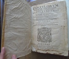 Libro capitulorum regni usato  Palermo