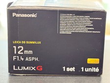 Panasonic lumix 12mm gebraucht kaufen  Gladbeck