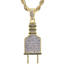 Iced plug pendant for sale  Chicago