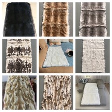 Tapete de pele de coelho genuíno luxo pele de coelho quente macio colcha cobertor sofá-cama #JS comprar usado  Enviando para Brazil