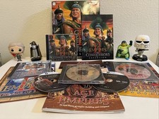 Age of Empires 1 & 2: The Conquerors Expansion Big Box PC, Rise Of Rome -4 Jogos comprar usado  Enviando para Brazil