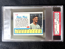 1962 Post Cereal Roger Maris Perf Ad Back Life Magazine #6 PSA 9 Perfeito Pop Baixo 20 comprar usado  Enviando para Brazil