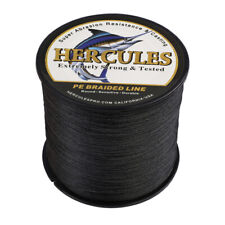 Usado, 100M 300M 500M 1000M 4 & 8 Strands Black PE Fishing Line Geflochtene Angelschnur comprar usado  Enviando para Brazil