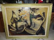 Tableau huile panneau d'occasion  Pertuis