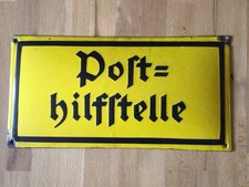 Alte emailleschild posthilfste gebraucht kaufen  Visselhövede