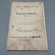Instructions service tracteur d'occasion  Plouaret