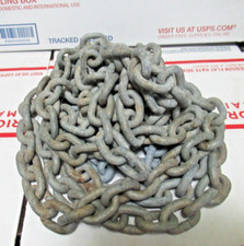 Galvanized anchor chain for sale  Lusby