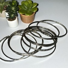 Pulseiras empilháveis boêmias tom prata - Conjunto de 9 peças - 8 polegadas comprar usado Pulseiras empilháveis boêmias tom prata - Conjunto de 9 peças - 8 polegadas comprar usado  Enviando para Brazil