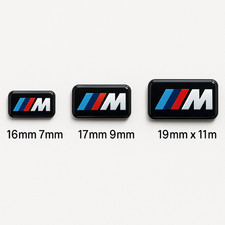 bmw m emblem aufkleber/ Felgen / Lenkrad / Innenraum / 16x7mm / 17x9mm / 19x11mm comprar usado  Enviando para Brazil