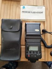 Minolta flash 4000af for sale  COVENTRY