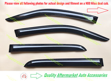 Protetores meteorológicos compatíveis com Toyota Hilux N80 DUAL CAB ONLY 15/09-2025 preto colorido comprar usado  Enviando para Brazil
