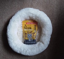 Fluffy white round for sale  UK
