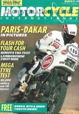 Motorcycle international 1987 for sale  PRESTON