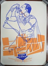 Pôster concerto THE HOLD STEADY Aesthetic Apparatus 2004 Triple Rock Mpls 156/175 comprar usado Pôster concerto THE HOLD STEADY Aesthetic Apparatus 2004 Triple Rock Mpls 156/175 comprar usado  Enviando para Brazil