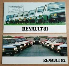 Renault sales booklets for sale  PRESTON