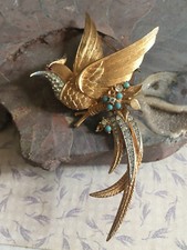 Vintage broche oiseau d'occasion  France