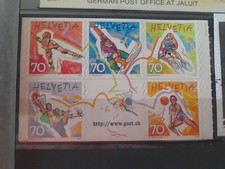 Carnet timbres sports d'occasion  Malaucène