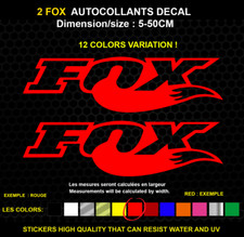 Fox moto autocollant d'occasion  Argenteuil