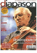 Diapason 485 rostropovitch d'occasion  Bray-sur-Somme