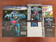 Metroid Fusion GBA (Nintendo Game Boy Advance) na caixa com plástico + guia oficial, usado comprar usado  Enviando para Brazil