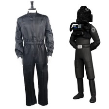 Cosplay Star Wars Empire TIE Fighter Pilot Uniform Jumpsuit Halloween Anzüg Mens comprar usado  Enviando para Brazil