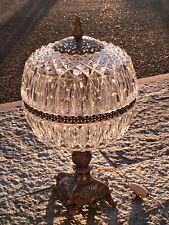 Lampada tavolo cristallo usato  Italia