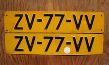 Netherlands license plate for sale  Boulder