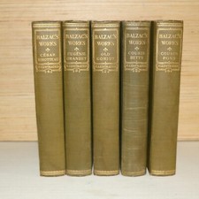 Usado, Vintage c1900 Balzacs Works Illustrated Lot of 5 Hardcover Book Honore de Balzac comprar usado  Enviando para Brazil
