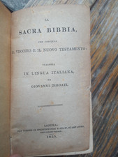 Libro sacra bibbia usato  Torino