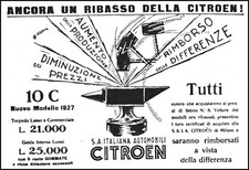 Pubblicita 1927 citroen usato  Biella