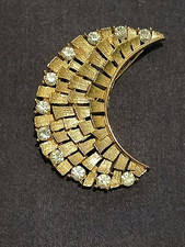 moon vintage brooch half for sale  Lorain