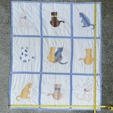 Vtg cat quilt for sale  Marietta