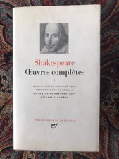 Pléiade shakespeare oeuvres d'occasion  La Rochelle