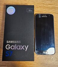 Samsung Galaxy S7 32 GB Negro Onix Portador Desbloqueado Pantalla Grieta segunda mano  Embacar hacia Argentina