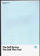 Volkswagen golf syncro for sale  UK