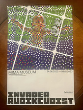 Invader rubikcubist poster for sale  Hutto