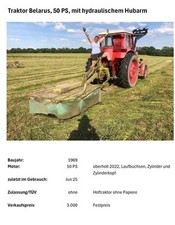 Belarus mts traktor gebraucht kaufen  Werneuchen