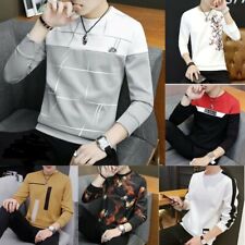 Camisa De Manga Larga Moda Casual Primavera Otoño Camiseta Estampada Para Hombre comprar usado  Enviando para Brazil