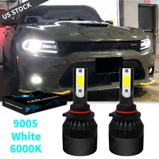 Farol de LED substitui lâmpadas halógenas Hi/Lo 6000K para Dodge Charger 2016-2019 9005 comprar usado  Enviando para Brazil