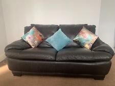 Real leather sofa for sale  PINNER