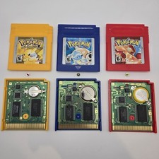 Pokemon amarelo, versão vermelha azul (Game Boy, 1998) - Autêntico, boas baterias! comprar usado  Enviando para Brazil