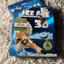 Usado, Ice Age Continental Drift Blu-Ray 3D+Blu-Ray+DVD Movie (2012) comprar usado  Enviando para Brazil