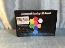 8 PIEZAS Luz de Pared Hexagonal Panel LED APLICACIÓN Inteligente RGB Luz para Juegos Lámparas de Sincronización de Música segunda mano  Embacar hacia Argentina